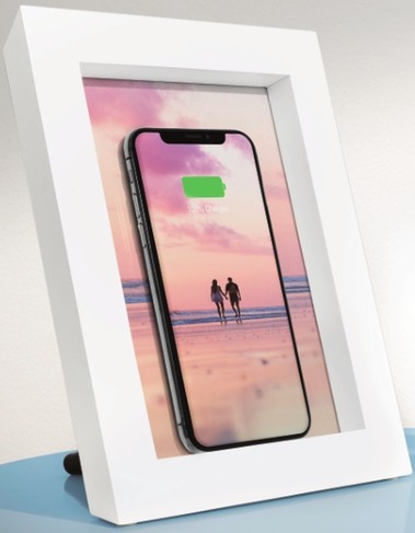 Image of a PowerPic Wireless charging picture frame