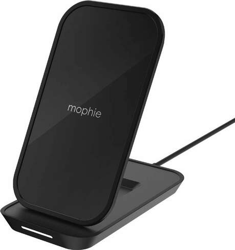 Image of a mophie wireless charging stand