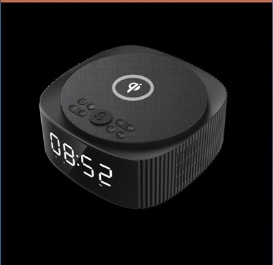 Image of a Bluetooth Speaker with wireless charger